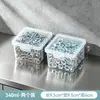 Caixa de peças pequenas cúbicas espessada para organizar parafusos e acessórios, caixa de armazenamento combinada para peças de ferragens, ferramenta de armazenamento multifuncional