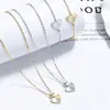 Collar de Amor para Mujer Plata de Ley 925 Moda Elegante Pulsera Lujo Accesible Cadena para Clavícula de Gama Alta Joyería de Nicho Set de Joyería