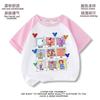 Camiseta de Manga Curta de Verão Pomni Girls do Circo Digital Mágico Camisa Básica Fashion Infantil