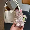 Chaveiro Lanyard Pingente Boneco de Pelúcia Urso Shirley Rose Duffy Fofo de Outono e Inverno Presente de Aniversário para Casal