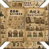 48 calcomanías sobre 12 cambios institucionales importantes en la antigua China, descubrimientos históricos interesantes y notas de conocimiento histórico