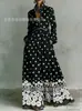 2026 Nova Chegada Vestido Camisa de Manga Longa Elementos Moda Personalidade Casual Cintura Marcada Saia Estilo Primavera e Outono Feminino