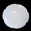 Portavasos de Té Porcelana Blanca Posavasos Pequeño Portavasos Cerámica Jade Sebo Juego de Té Kung Fu Taza de Té Cero Combinación Almohadilla Creativa Aislamiento Térmico