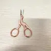 Punto de acero inoxidable chapado en oro tijeras de grulla tijeras retro de dragón y fénix tijeras para hilo de coser tijeras para hilo de punto de cruz té al por mayor
