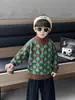 Suéter de Natal Retrô para Meninos, Estilo Novo de Outono e Inverno, Tricô Elegante de Gola Redonda para Crianças Pequenas, Durável e Antipilling