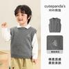 Chaleco de Punto para Niños Kaka Panda Ropa de Otoño para Niños Tops Casuales de Otoño para Niñas Chaleco de Primavera y Otoño para Bebé