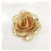 Miçangas 3D Flores Pequenas DIY Vestido de Casamento Infantil Vestido de Noite Acessórios de Moda Flores Tridimensionais Feitas à Mão