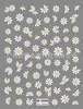 Adesivos de Unha Fofos Rosa e Branco com Novo Relevo e Laços Transfronteiriços Adesivos de Laços Simples e Doces para Manicure
