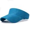 Chapéu Viseira de Sol de Aba Larga Lisa Estilo Novo de Verão Proteção Solar para Esportes ao Ar Livre Chapéu de Boné com Furos Secagem Rápida Chapéu Transfronteiriço