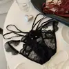 Panty Sexy de Encaje con Campana Estilo Japonés para Mujer, Pura Tentación Tira Fina Hueco Transpirable Sin Costuras Braguita para Mujer Modelo Nuevo