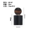 Frasco de Vidro Preto Fosco para Perfume em Estoque, Frasco Spray Cosmético Preto Bloqueador de Luz, Frasco Refil de Perfume de Encaixe 30ml 50ml