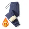 Calça de algodão imitação tamanho europeu transfronteiriça calça de algodão casual de lã de cordeiro calça de corrida casual solta masculina de comércio exterior tamanho grande com veludo espesso