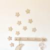 Em estoque Adesivo de Parede Decoração Quarto Infantil Transfronteiriço Bandeira de Festa de Feliz Aniversário Estilo Nórdico Bandeirola de Estrelas de Cinco Pontas Adereços para Fotos