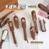 Pente dobrável portátil de capivara fofa de desenho animado, pente de cabelo, para estudante, casa, dormitório, dentes macios, pente alisante, pente de plástico