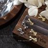 Decoraciones para uñas serie candado clave aleación Fujia Qianjin candado de amor estrella moño taladro de uñas tridimensional