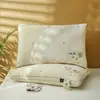 2026 Nuevo Almohada para Cuello Bordada de Algodón y Lino Núcleo