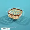 Mini Cesta Tecida de Bambu Criativa Feita à Mão Pequena Cesta de Frutas de Bambu Armazenamento Doméstico Cesta Lateral de Armazenamento Cesta de Lanches Cesta Tecida de Bambu