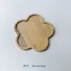 Fornecimento direto da fábrica bandeja para temperos bandeja de bambu japonesa prato de inserção lanches melão e prato de frutas faça você mesmo mosaico coaster