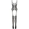 Lingerie Sexy Yue Die, Meias-Liga Sexys, Peça Única Sedutora com Recortes Pura Sedução, Adereços Sedutores para Dormir 21173
