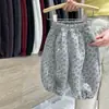 Calças Infantis para Meninos e Meninas, Roupas de Outono e Inverno, Novo Estilo 2025, Calças Casuais Estilosas, Calças de Veludo da Moda para Bebês
