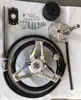 Sistema de dirección mecánica para motor fueraborda, motor fueraborda para yate, dirección por engranaje de turbina, dirección planetaria