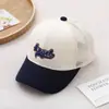 Gorras de protección solar para niños al por mayor para primavera y verano, gorra de béisbol para bebé estilo letra bordada, gorra de béisbol para niños para exteriores
