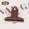 Pinza Grande Vintage con Forma de Montaña para Documentos, Cuaderno, Uso de Oficina, Archivos de Estudiante y Exámenes