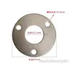 Tubo Redondo de Aço Inoxidável Espessado Placa de Flange Fixa Coluna de Corrimão de Guarda-Corpo de Escada Base de Pé Fixa com Placa Inferior Redonda