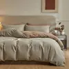 Modelo Nuevo 2026 Juego de Cuatro Piezas Estampado Cepillado 100% Algodón, Ropa de Cama Espesa de Algodón Puro para Otoño e Invierno, Juego Estampado Reactivo Grado Madre e Bebé