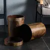 Fabricante de bote de basura de tapa abierta, bote de basura redondo de gran capacidad para cocina, bote de basura para dormitorio al por mayor, papelera de plástico grande para baño