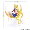 Decoración de Pastel de Sailor Moon Luna Dibujos Animados Lindo Hielo Agua Princesa Luna Niña Cumpleaños Enchufe para Hornear