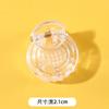 Pinza de Agarre Transparente de Color Sólido Estilo Coreano para Mujer, Simple, Versátil, para Mechas, Accesorios para el Cabello, Hecho a Mano, Pegamento de Crema DIY