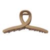 8 Piezas Pinza para Flequillo de Tiburón Negro Cruzada de Café Chocolate Semicircular Amazon Diseño Original