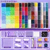 Set de cuentas premium para manualidades DIY, incluye un juego completo de herramientas, plancha y paquetes suplementarios para juguetes de cuentas