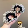Estilo Coreano Simples Bolinhas Pérola Prendedor de Cabelo Elástico Durável Não Machuca o Cabelo Alta Elasticidade Corda de Cabelo Moda Versátil Acessório de Cabelo Adorno de Cabeça