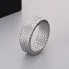 Anillo de Rombo Punk Viejo Retro de Venta Caliente Europea y Americana Anillo Personalizado Simple de Moda para Hombre de Acero Inoxidable