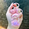 Llavero Colgante de Princesa Sirena Adorno Lindo para Coche para Mujeres Exquisitos Accesorios para Bolsos Pequeño Regalo Al Por Mayor