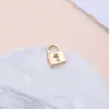 Pendente Pequeno de Liga de Zinco com Pontos de Diamante Galvanizados Acessórios para Joias DIY Material DIY para Pulseira Colar Brincos