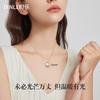 Collar de Perlas Shijia Estilo Nuevo Gama Alta Lujo Ligero Cadena para Clavícula de Mujer Collar con Colgante de Perla Versátil para el Día a Día