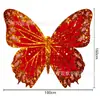 2026 Nueva Decoración de Fiesta Escénica con Forma de Mariposa para Festividades Transfronterizas Accesorios Banderas con Forma para Eventos
