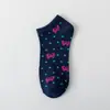 Calcetines para Mujer, Calcetines Cortos de Nuevo Estilo, Calcetines Bajos Tipo Barco con Lazo Estilo Coreano, Lindos Calcetines de Verano Finos Transpirables Absorbentes de Sudor para Estudiantes