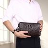 Nova Bolsa de Mão Masculina com Trava de Senha Bolsa de Mão Antifurto Grande Capacidade Bolsa de Mão Business Casual Bolsa com Clipe Versátil e Moderna