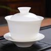 Suet Jade Porcelana Xishi Pot Tea Maker Bule Tampa de Cerâmica Tigela Fairness Cup Copo de Degustação Acessórios de Cerimônia de Chá Combinação Atacado