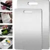 Tabla de cortar más vendida, resistente al moho, para uso doméstico, acero inoxidable de doble cara, tabla adhesiva, tabla de cortar específica para cocina, apta para alimentos