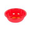 Hay Eventos Felices en la Familia. Lavabo de Plástico Rojo Festivo. Dote de Boda. Lavabo Rojo Grande. Lavabo de Maquillaje Rojo