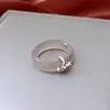 Novo Anel Cruz de Calcedônia Estilo Chinês, Estilo Simples para o Dia a Dia, Anel Versátil para o Dedo Indicador, Joia Fashion e Elegante, Atacado de Nicho