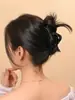 Pinza para el cabello de PC estilo coreano, simple y de alta gama, para mujeres. Accesorio básico versátil de lazo de mariposa para recogidos en la parte posterior de la cabeza.