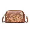 Bolso de Mano Pequeño de Moda para Mujer, Elegante Modelo Nuevo 2026, Cartera para Monedas Elegante Grande de Capacidad con Relieve, Bolso de Mano para Teléfono con Forma de Concha