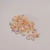 Pétalas de Flor Ocas de Acrílico Iridescente DIY Grampo de Cabelo Estilo Antigo Hanfu Adorno de Cabelo Brincos Acessórios Artesanais com Contas