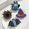 Clip Acrílico Transfronterizo Nuevo Tema de Halloween Horror Divertido Dulce Estilo Fresco Pinza de Tiburón para el Cabello de Atrás Accesorios para el Cabello